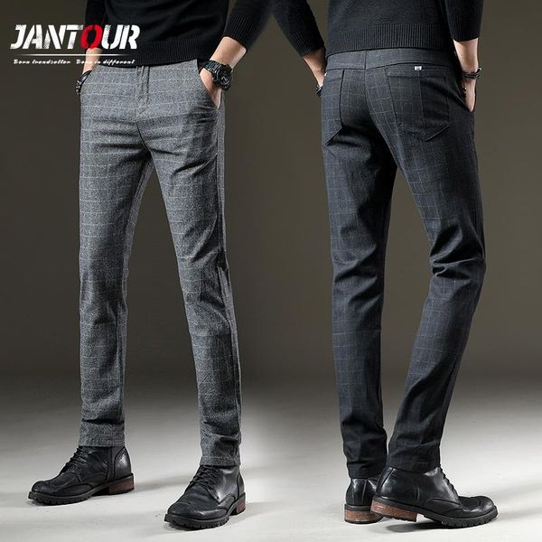 brand men's plaid pants casual elastic long trousers cotton gray black blue skinny work pant for male classic clothing jogging
brand men's plaid pants casual elastic long trousers cotton gray black blue skinny work pant for male classic clothing jogging