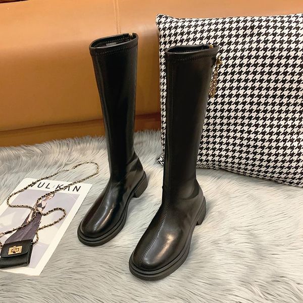 boots women's mid-tube winter solid color plush round toe zipper outdoor warmth non-slip comfortable, Black
boots women's mid-tube winter solid color plush round toe zipper outdoor warmth non-slip comfortable, Black