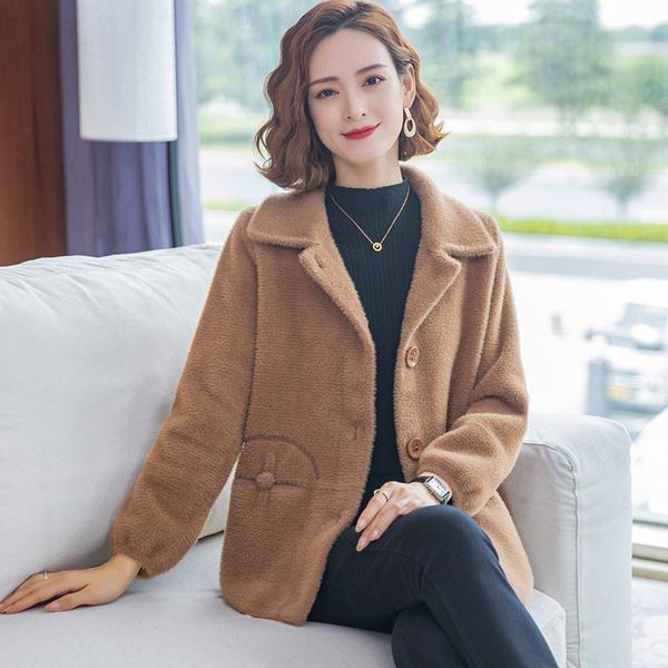 women's wool & blends 2021 mother's woolen coat short foreign style 40-year-old 50 middle-aged and elderly dress autumn winter loo, Black
women's wool & blends 2021 mother's woolen coat short foreign style 40-year-old 50 middle-aged and elderly dress autumn winter loo, Black