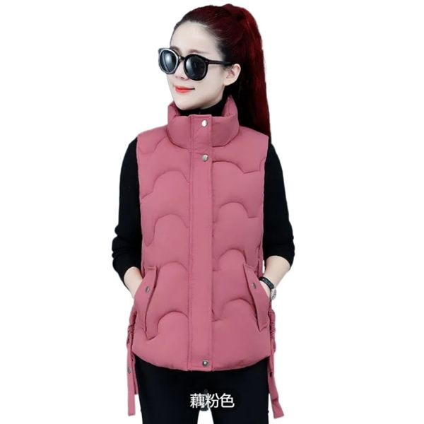 autumn winter padded warm woman hooded vest stand-up collar sleeveless jacket size s-3xl, Black;white
autumn winter padded warm woman hooded vest stand-up collar sleeveless jacket size s-3xl, Black;white