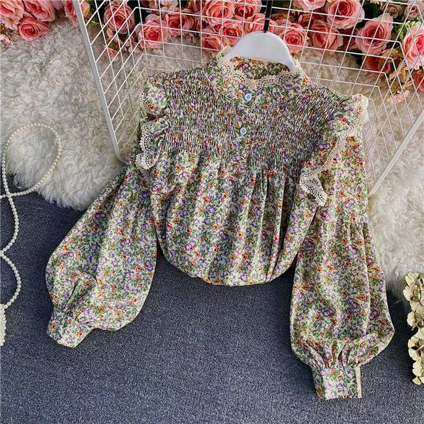 summer women and bloues fashion elegant retro sweet floral stitching lace chiffon print shirt blouses 210420, White
summer women and bloues fashion elegant retro sweet floral stitching lace chiffon print shirt blouses 210420, White