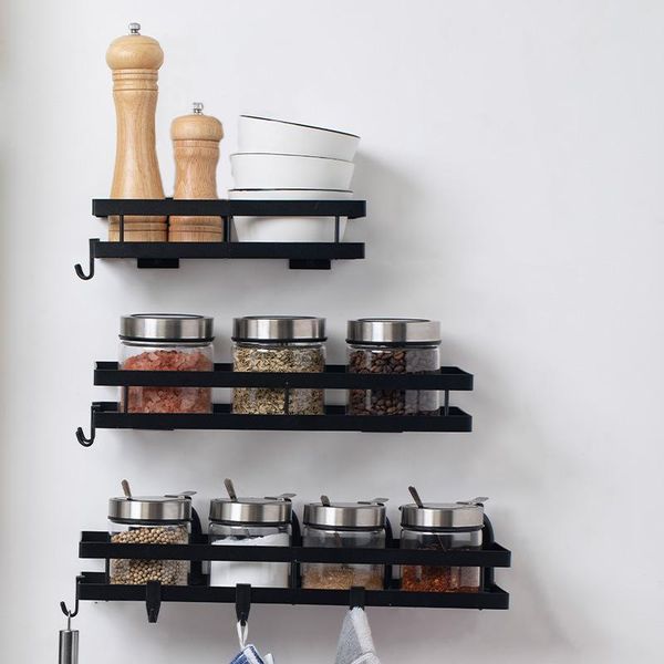 kitchen storage & organization wall-mounted non-perforated seasoning rack for household and sorting
kitchen storage & organization wall-mounted non-perforated seasoning rack for household and sorting