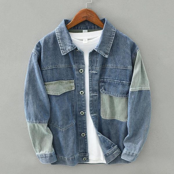 men's jackets fashion jacket men 2021 fall plus size men's casual denim trend korean loose stitching mens clothing, Black;brown
men's jackets fashion jacket men 2021 fall plus size men's casual denim trend korean loose stitching mens clothing, Black;brown