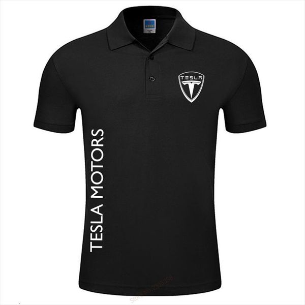 summer shirt brand fashion mens polo short sleeve tesla motors male solid breathable, White;black
summer shirt brand fashion mens polo short sleeve tesla motors male solid breathable, White;black