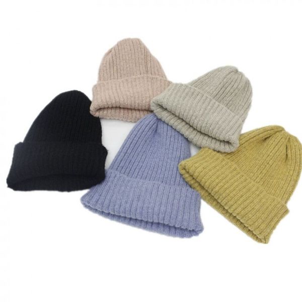women solid knitted warm soft trendy hats simple korean style womens acrylic casual caps elegant all-match beanie, Blue;gray
women solid knitted warm soft trendy hats simple korean style womens acrylic casual caps elegant all-match beanie, Blue;gray