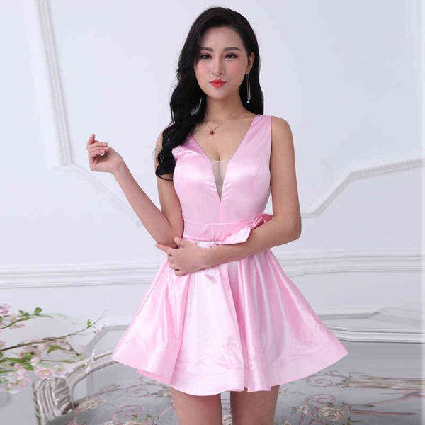 luxury evening dress fashion shoulders with v-neck slim party nightclub ktv miss beauty sauna technician, Black;gray
luxury evening dress fashion shoulders with v-neck slim party nightclub ktv miss beauty sauna technician, Black;gray