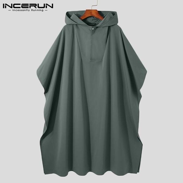 men's trench coats incerun men solid color comeforable autumn winter hooded 2021 long cape sleeve cloak poncho s-5xl, Tan;black
men's trench coats incerun men solid color comeforable autumn winter hooded 2021 long cape sleeve cloak poncho s-5xl, Tan;black