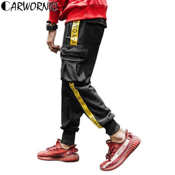 harajuku hip hop harem pants men yellow ribbon side striped joggers sweatpant tactical multi pocket streetwear trouser men's, Black
harajuku hip hop harem pants men yellow ribbon side striped joggers sweatpant tactical multi pocket streetwear trouser men's, Black