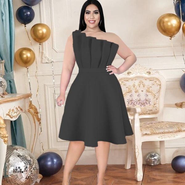 plus size dresses one shoulder black backless sleeveless high waist ruffle classy fashion ladies party evening club dress
plus size dresses one shoulder black backless sleeveless high waist ruffle classy fashion ladies party evening club dress