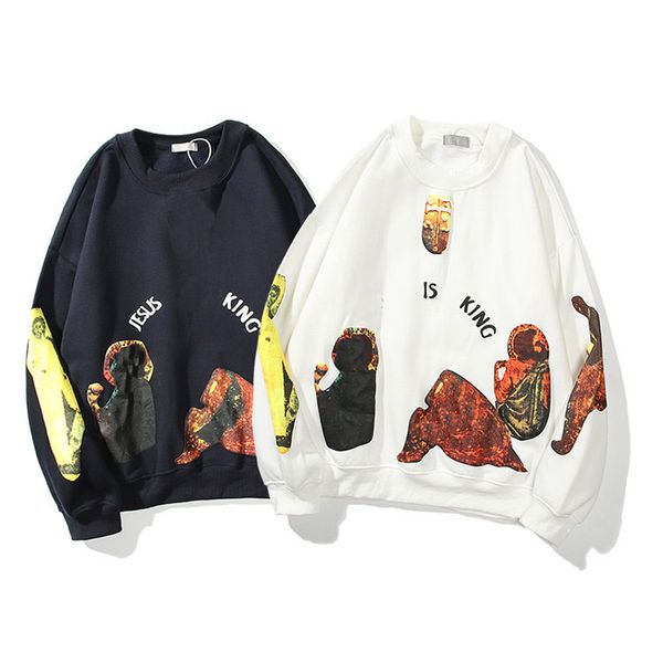 designer hoodie kanye autumn winter men's wear style, large print upper body soft and comfortable, Black
designer hoodie kanye autumn winter men's wear style, large print upper body soft and comfortable, Black