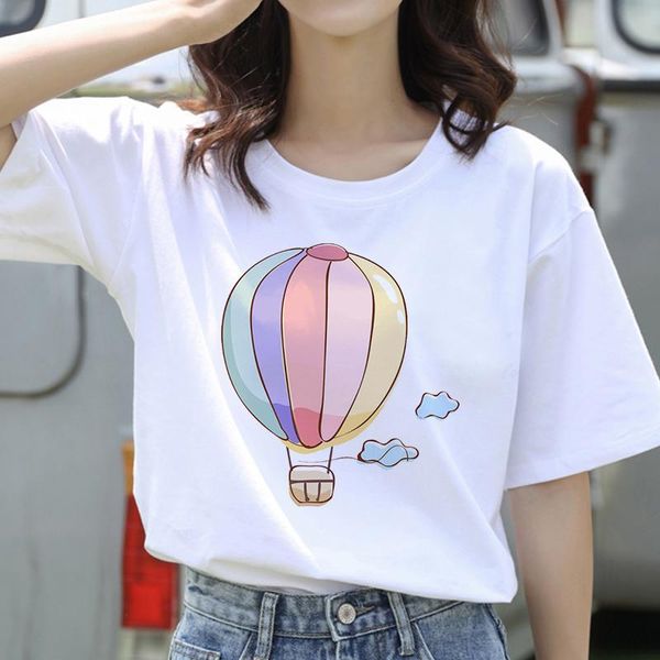 women's t-shirt harajuku t shirt women ullzang geometric colorful balloons funny cartoon graphic tshirt clothes clothing, White
women's t-shirt harajuku t shirt women ullzang geometric colorful balloons funny cartoon graphic tshirt clothes clothing, White