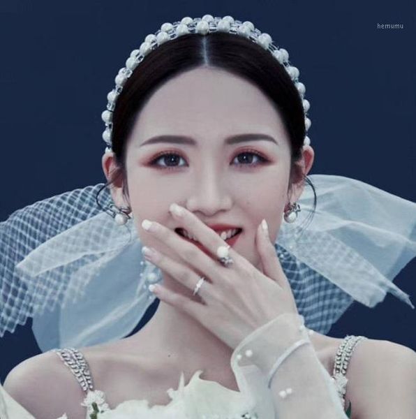 elegant bridal wedding hair accessories pearl mesh girl headband headpiece jewelry accessories1
elegant bridal wedding hair accessories pearl mesh girl headband headpiece jewelry accessories1