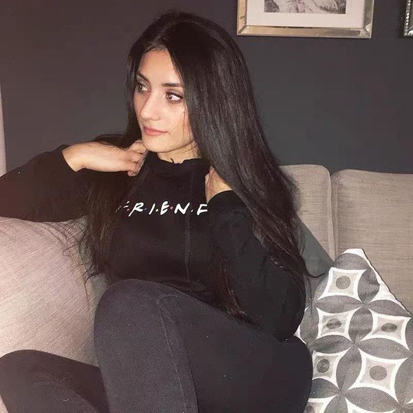 women's hoodies & sweatshirts women friends harajuku letters print hoody warm thicken pullovers hip hop loose female s-3xl plus size, Black
women's hoodies & sweatshirts women friends harajuku letters print hoody warm thicken pullovers hip hop loose female s-3xl plus size, Black