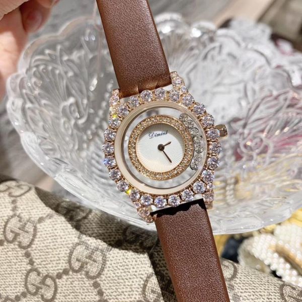 wristwatches luxury women rhinestones watches arrival brand real leather strap watch happy crystals transparent wrist 2 hands reloj, Slivery;brown
wristwatches luxury women rhinestones watches arrival brand real leather strap watch happy crystals transparent wrist 2 hands reloj, Slivery;brown