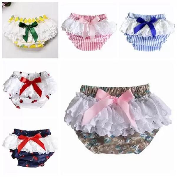 2022 new baby girls shorts lace ruffle bloomers kids boutique clothing infant girl clothes toddler cherry printed striped floral shorts, Black
2022 new baby girls shorts lace ruffle bloomers kids boutique clothing infant girl clothes toddler cherry printed striped floral shorts, Black