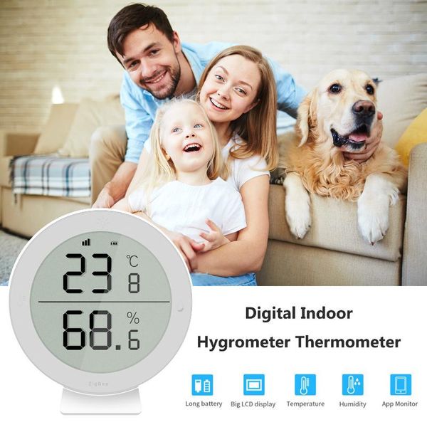 smart home control tuya zigbee wifi temperature and humidity detector wireless sensors compatible with alexa google
smart home control tuya zigbee wifi temperature and humidity detector wireless sensors compatible with alexa google