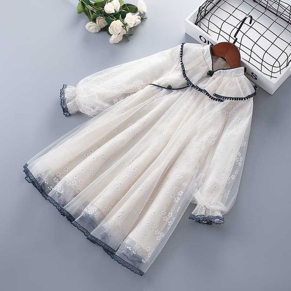 3-7 years spring girl dress casual chiffon flower draped ruched kid children clothing princess 210615, Red;yellow
3-7 years spring girl dress casual chiffon flower draped ruched kid children clothing princess 210615, Red;yellow