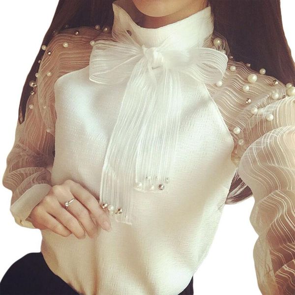 women's blouses & shirts summer 2021 casual chiffon shirt elegant organza bow of pearl white blouse long sleeve women womens and
women's blouses & shirts summer 2021 casual chiffon shirt elegant organza bow of pearl white blouse long sleeve women womens and