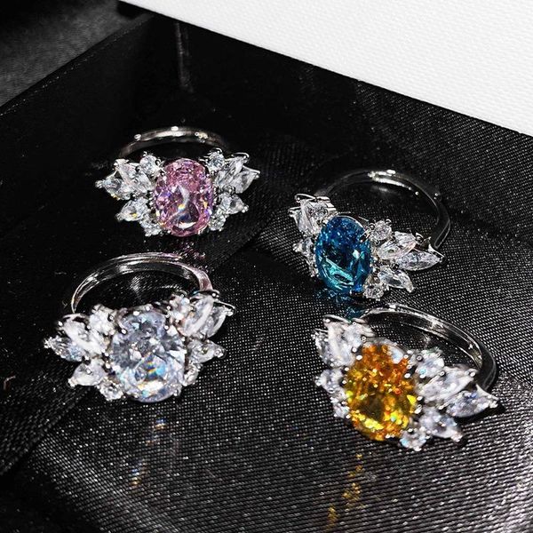 wedding rings luxury s925 silvery adjustable size inlay oval cubic zircon fashion jewelry for women engagement statement gift, Slivery;golden
wedding rings luxury s925 silvery adjustable size inlay oval cubic zircon fashion jewelry for women engagement statement gift, Slivery;golden