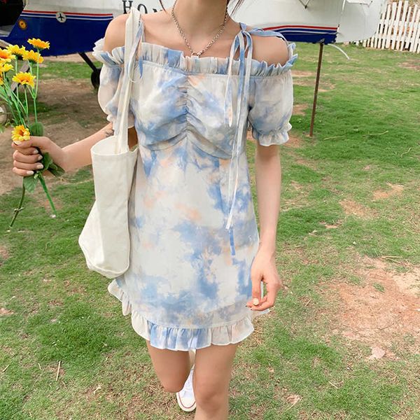 casual dresses chic bandage elegant summer es women vingate floral female one shoulder beach piece korean ze7m, Black;gray
casual dresses chic bandage elegant summer es women vingate floral female one shoulder beach piece korean ze7m, Black;gray