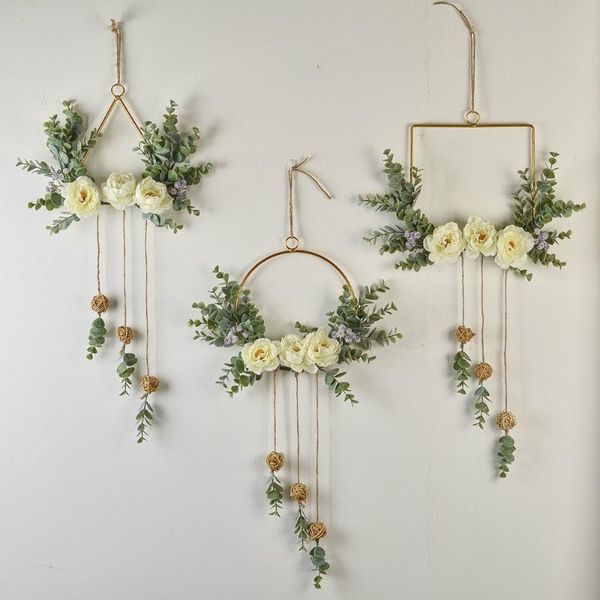 decorative flowers & wreaths cilected nordic ins iron wreath romantic wedding geometric garland wall hanging simulation flower pendant home
decorative flowers & wreaths cilected nordic ins iron wreath romantic wedding geometric garland wall hanging simulation flower pendant home