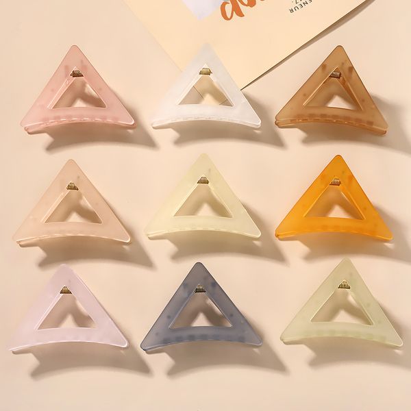 korean geometric triangle barrettes ins temperament and elegant after going out, the head plate hair candy color frosted clip female ponytai, Golden;silver
korean geometric triangle barrettes ins temperament and elegant after going out, the head plate hair candy color frosted clip female ponytai, Golden;silver
