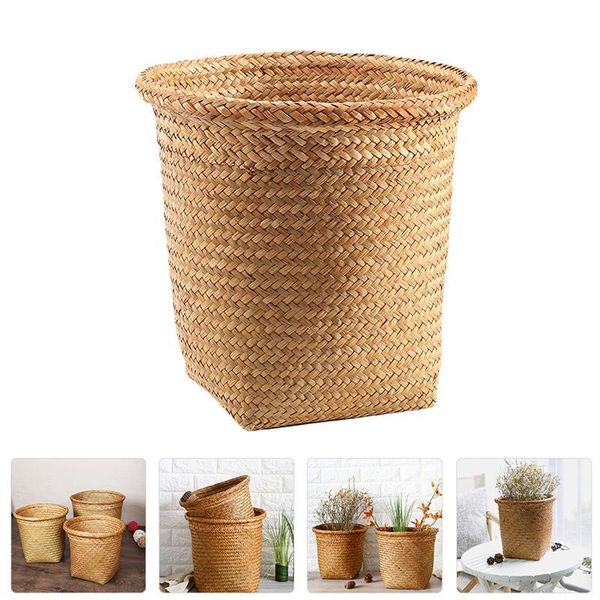 waste bins straw woven wastebasket office home trash can paper basket holder rattan covered dustbin hand
waste bins straw woven wastebasket office home trash can paper basket holder rattan covered dustbin hand