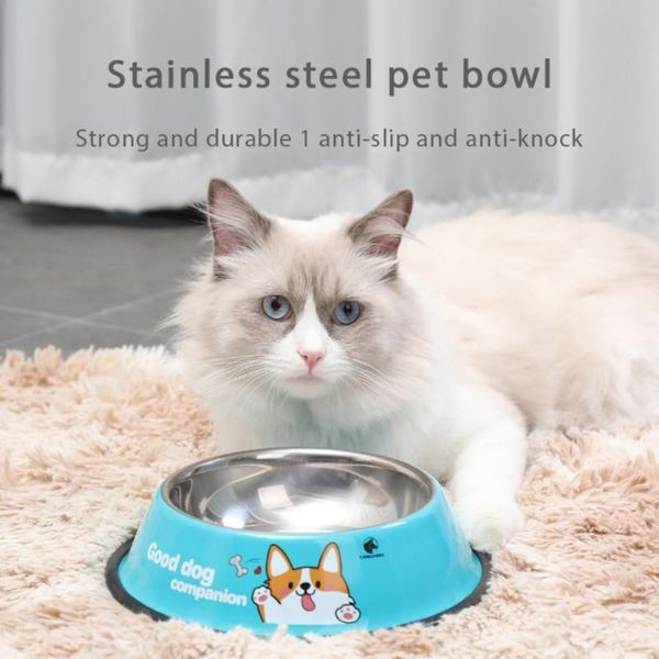 cat bowls & feeders dog feeder multi size stainless steel bowl pet anti-slip anti-overturning with bottom ring feeding pets accessories
cat bowls & feeders dog feeder multi size stainless steel bowl pet anti-slip anti-overturning with bottom ring feeding pets accessories