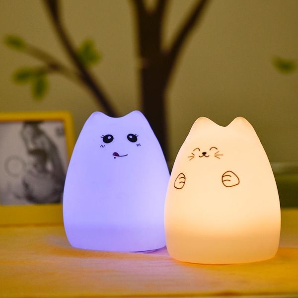 night lights cute cat led light silicone touch sensor colorful lamp kids baby bedroom deskdecor ornaments battery usb charge
night lights cute cat led light silicone touch sensor colorful lamp kids baby bedroom deskdecor ornaments battery usb charge