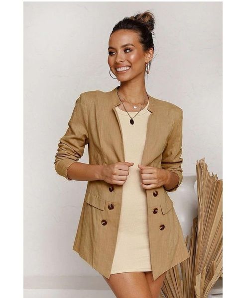 fashion office button decoration casual commute blazers brown jacket blazer women solid colors double breasted suit women's suits &, White;black
fashion office button decoration casual commute blazers brown jacket blazer women solid colors double breasted suit women's suits &, White;black
