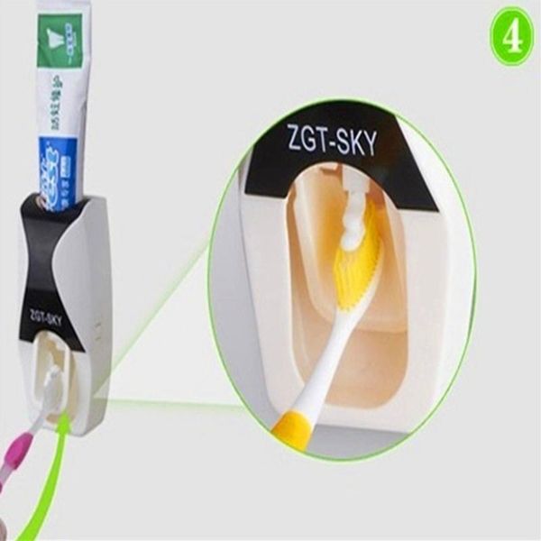 automatic toothpaste dispenser toothbrush holder storage rack wall mount bathroom accessories squeezer set holders
automatic toothpaste dispenser toothbrush holder storage rack wall mount bathroom accessories squeezer set holders