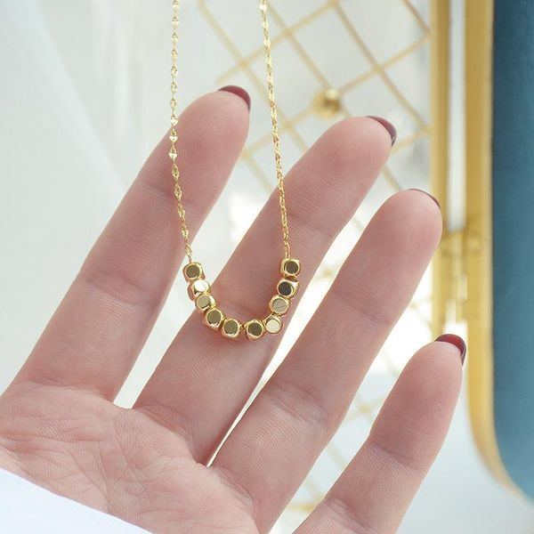 chains 2021 fashion brand jewelry elegant metal square pendant&necklaces for women delicate charm choker necklaces, Silver
chains 2021 fashion brand jewelry elegant metal square pendant&necklaces for women delicate charm choker necklaces, Silver