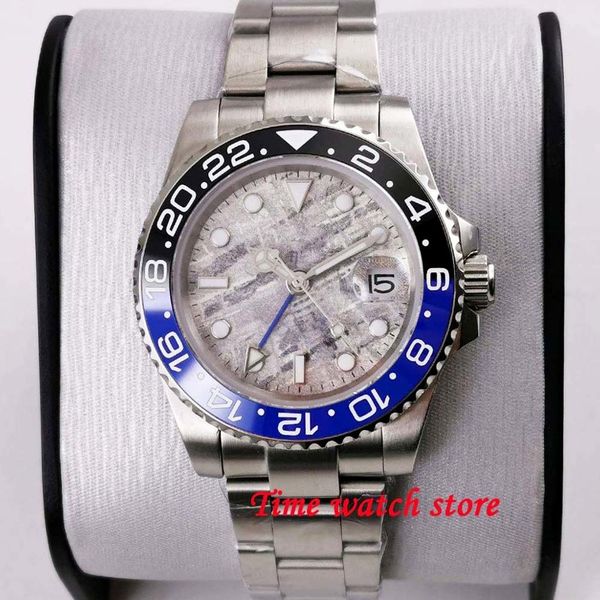 luxury 40 mm bliger gmt 3804 automatic gentlemen clock saffier glass strile iron plate lighting blue ceramic cap waterproof, Slivery;brown
luxury 40 mm bliger gmt 3804 automatic gentlemen clock saffier glass strile iron plate lighting blue ceramic cap waterproof, Slivery;brown