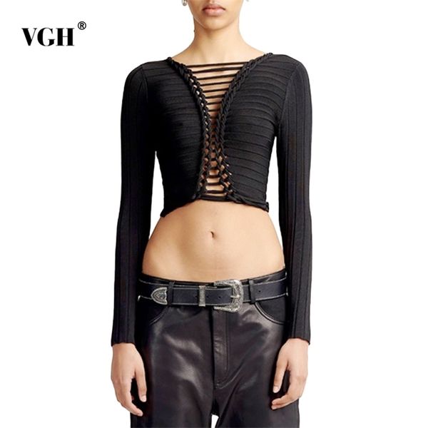 casual slim t shirt for women o neck long sleeve hollow out striped knitted weave shirts female fashion clothing 210531, White
casual slim t shirt for women o neck long sleeve hollow out striped knitted weave shirts female fashion clothing 210531, White