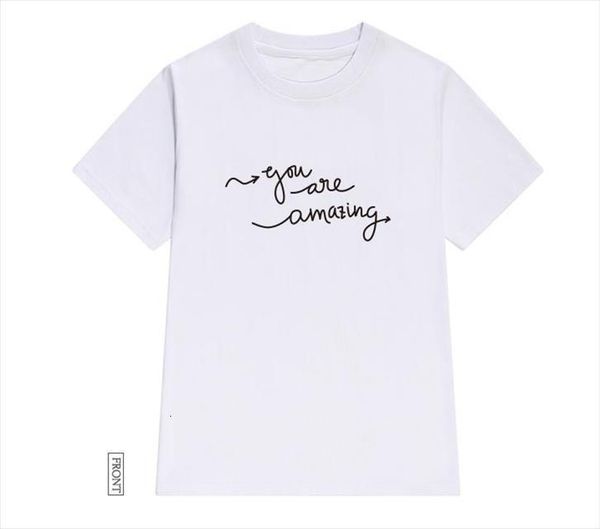 you are amazing letters men t shirt mens cotton casual funny for girl tee hipster tumblr ins drop, White;black
you are amazing letters men t shirt mens cotton casual funny for girl tee hipster tumblr ins drop, White;black