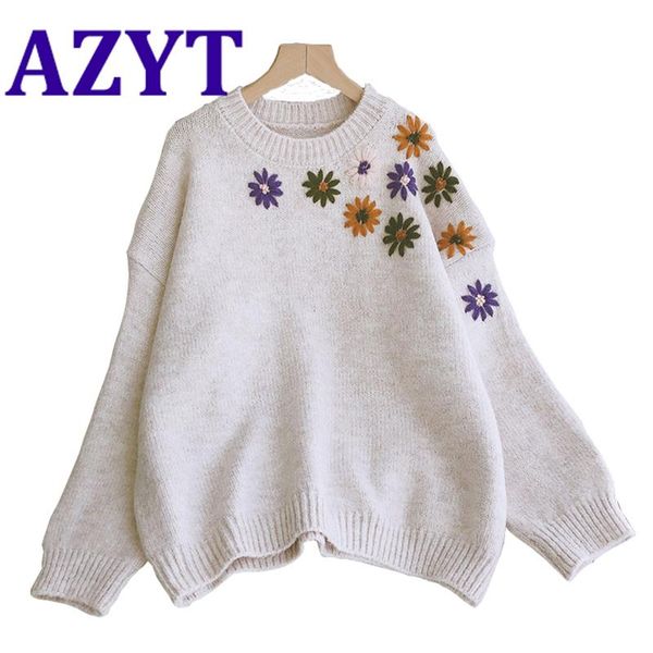 winte women's sweater pullovers 3d floral embroidery knit jumpers women casual knitwear 2021 sweaters, White;black
winte women's sweater pullovers 3d floral embroidery knit jumpers women casual knitwear 2021 sweaters, White;black