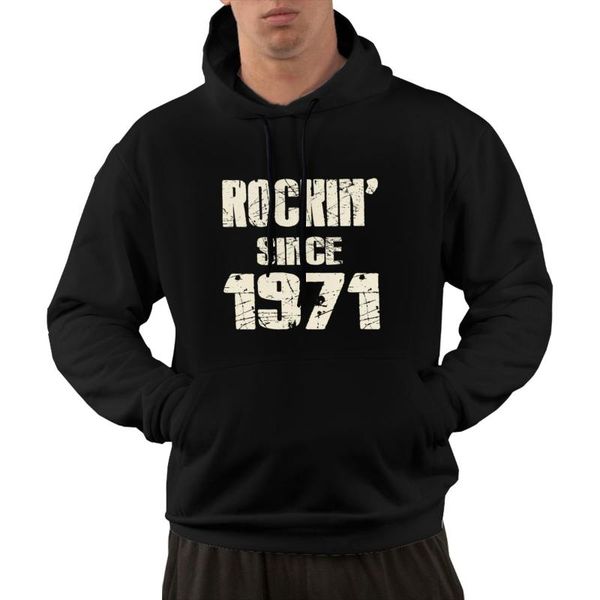 men's hoodies & sweatshirts rockin since 1971 printed oversized men vetement homme de marque polyester goth tee streetwear, Black
men's hoodies & sweatshirts rockin since 1971 printed oversized men vetement homme de marque polyester goth tee streetwear, Black