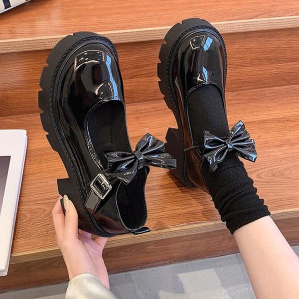 dress shoes lucyever sweet cute bow lolita women ankle strap thick heel platform mary janes woman spring round toe pu leather, Black
dress shoes lucyever sweet cute bow lolita women ankle strap thick heel platform mary janes woman spring round toe pu leather, Black