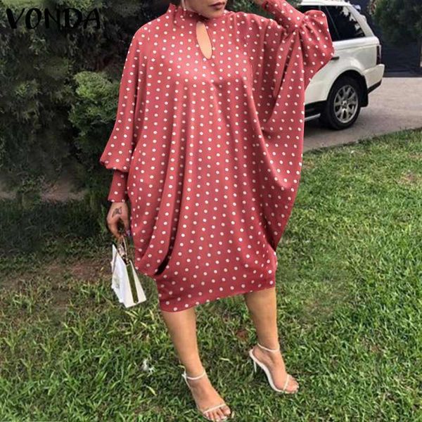 casual dresses vonda autumn long sleeve women pleated baggy 2021 vintage polka dot printed bohemian party vestidos femme, Black;gray
casual dresses vonda autumn long sleeve women pleated baggy 2021 vintage polka dot printed bohemian party vestidos femme, Black;gray