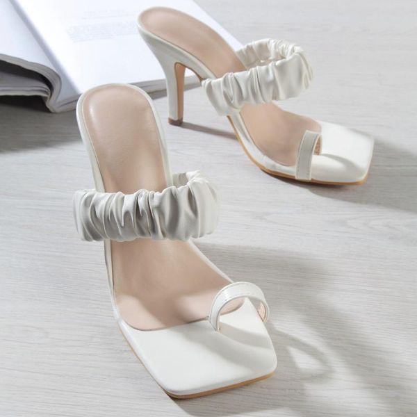 sweet pleated fashion women's shoes 2021 summer female sandals high heels pumps wedding working basic woman 35-42, Black
sweet pleated fashion women's shoes 2021 summer female sandals high heels pumps wedding working basic woman 35-42, Black