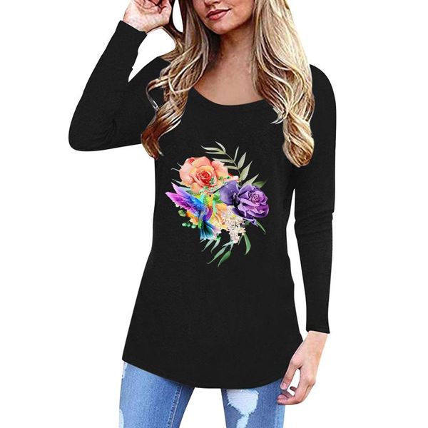 women's blouses & shirts 40# elegant blouse floral print printed tee long sleeve o neck women harajuku pullover plus size, White
women's blouses & shirts 40# elegant blouse floral print printed tee long sleeve o neck women harajuku pullover plus size, White