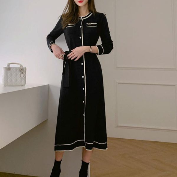 casual dresses arrival fashion women elegant office lady work style winter knit elastic single breasted long a-line dress, Black;gray
casual dresses arrival fashion women elegant office lady work style winter knit elastic single breasted long a-line dress, Black;gray