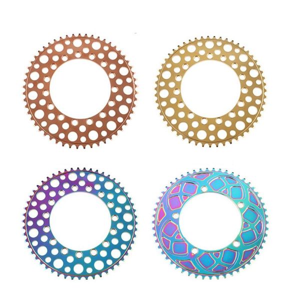 bike heels & chainwheels bicycle sprocket chain wheel chainring aluminum alloy folding ring 53t 56t colorful single chainwheel
bike heels & chainwheels bicycle sprocket chain wheel chainring aluminum alloy folding ring 53t 56t colorful single chainwheel