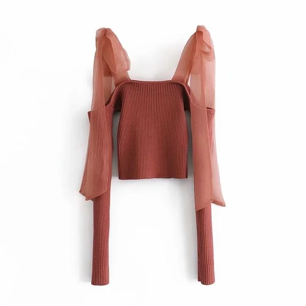 fashion slash neck bow long sleeve knitted blouse za strapless pullover sweaster chic backless female 210521, Black;white
fashion slash neck bow long sleeve knitted blouse za strapless pullover sweaster chic backless female 210521, Black;white