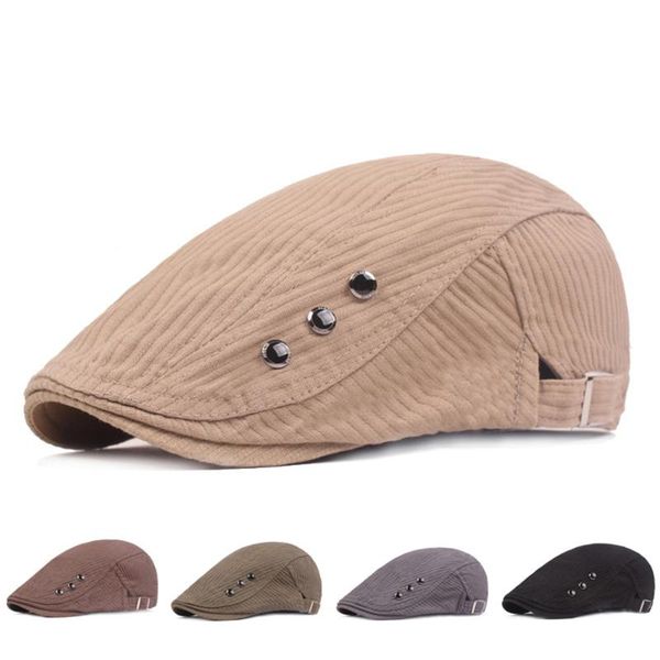 berets button decor fashion caps punk rock summer golf novelty hiking autumn farmer bucket 2021 men women hats, Blue;gray
berets button decor fashion caps punk rock summer golf novelty hiking autumn farmer bucket 2021 men women hats, Blue;gray