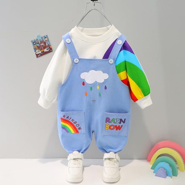 clothing sets baby boys clothes casual autumn kids suits for boy long sleeve hoodies+strap pants 2-piece toddler outfits 1-4 y, White
clothing sets baby boys clothes casual autumn kids suits for boy long sleeve hoodies+strap pants 2-piece toddler outfits 1-4 y, White