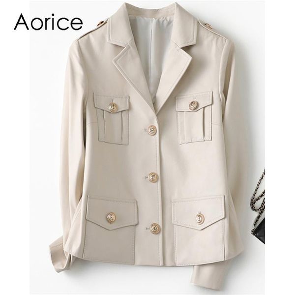 women's leather & faux aorice women genuine sheep coat lady female real skin jacket fall/winter coats trench clothes a21524, Black
women's leather & faux aorice women genuine sheep coat lady female real skin jacket fall/winter coats trench clothes a21524, Black