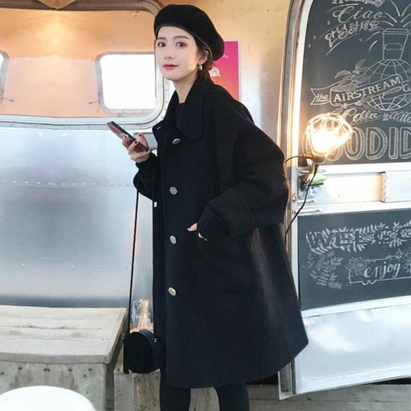 women's wool & blends winter cashmere black coat jacket women warm outerwear ladies thicken coats elegant female office wear korean fas
women's wool & blends winter cashmere black coat jacket women warm outerwear ladies thicken coats elegant female office wear korean fas