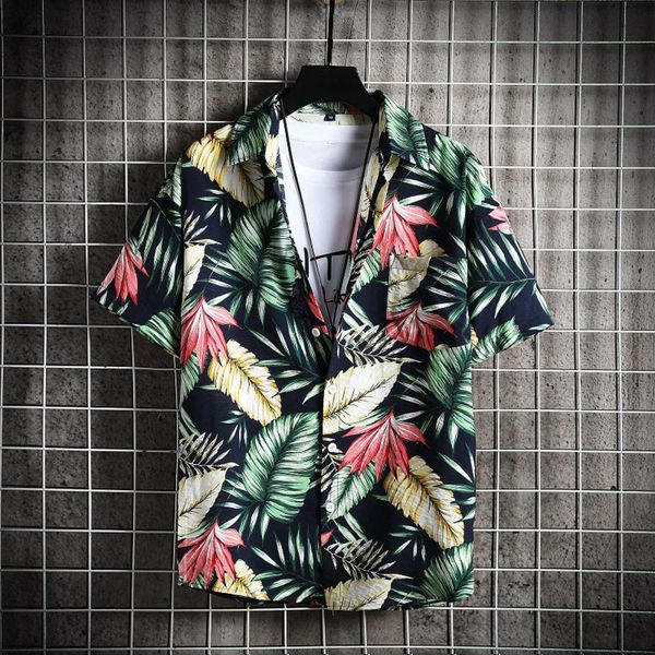 men's casual shirts shirtsummer floral short sleeve men's trend versatile slim seaside holiday social pattern shirt personalized t, White;black
men's casual shirts shirtsummer floral short sleeve men's trend versatile slim seaside holiday social pattern shirt personalized t, White;black