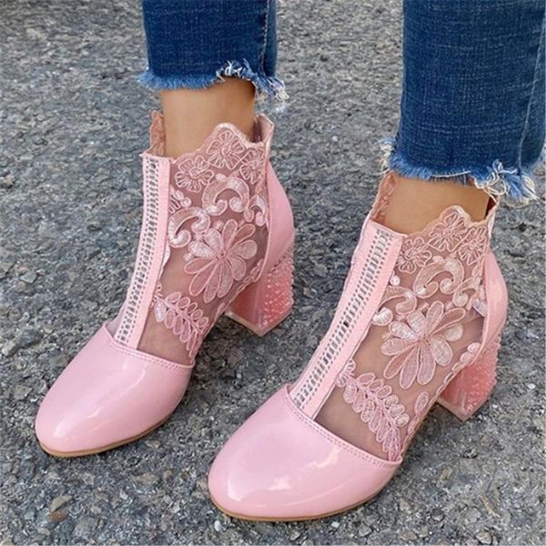 woman shoe summer the solid color sandals ladies lace fashion high heels round toe casual shoes large size, Black
woman shoe summer the solid color sandals ladies lace fashion high heels round toe casual shoes large size, Black